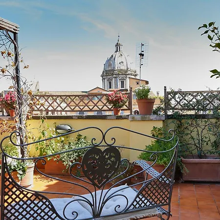 Trasteverehome - Attic Terrace Center Of Baroque Daire *